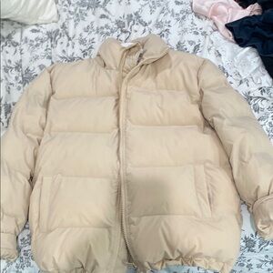 Princess Polly Beige Puffer Jacket (NEW WITH TAGS)